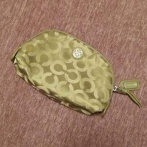 Coach makeup bag
